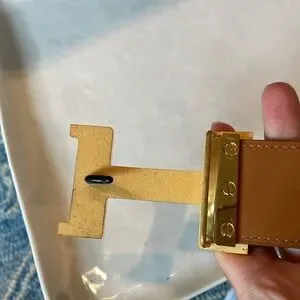 Hermes | Accessories | Hermes Large H Belt Black And Gold  display picture 1